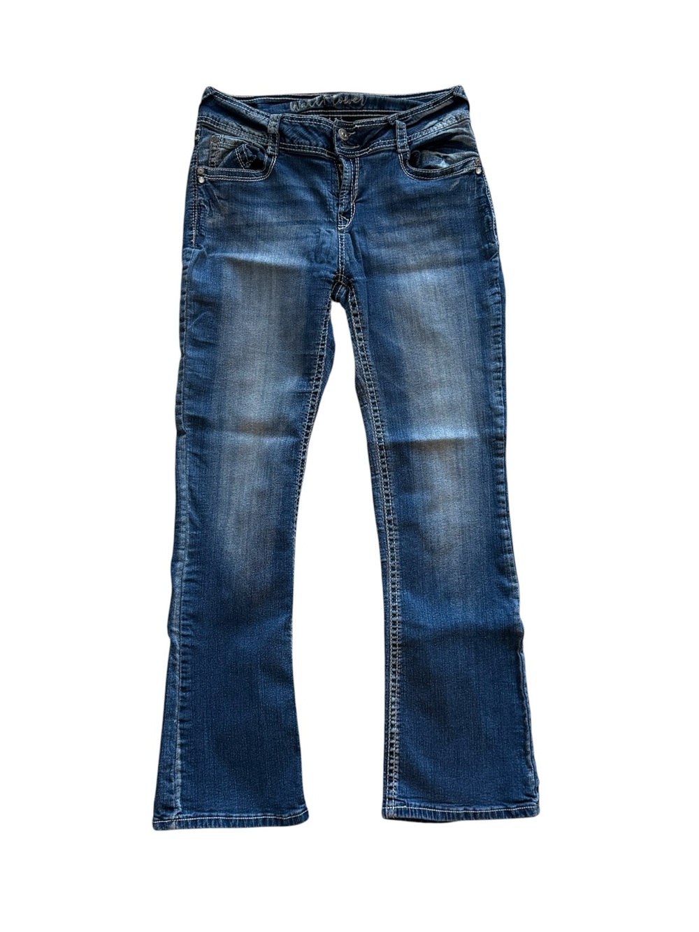 Wallflower Size 11 Bootcut Jeans Medium Wash Stretch Denim 30x29
